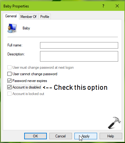 How To Enable Disable User Account In Windows 10